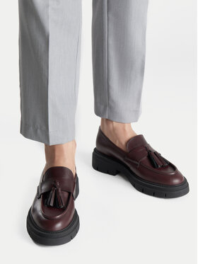 Gino Rossi Loaferice GRACE-I24-26375NB Tamnocrvena