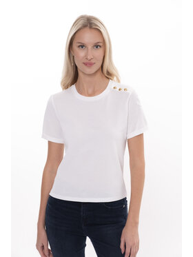 Ciepielewska Ciepielewska T-Shirt Sally Biały Flattering Fit