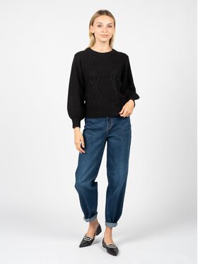 Silvian Heach Silvian Heach Πουλόβερ PGA22106 Μαύρο Regular Fit