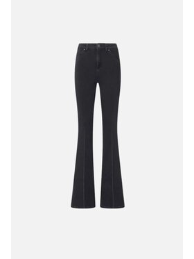 PINKO PINKO Jeansy Francis Flare Czarny Wide Leg