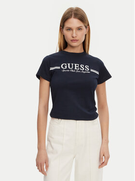 Guess Guess Футболка V5GI03 I3Z14 Cиній Regular Fit