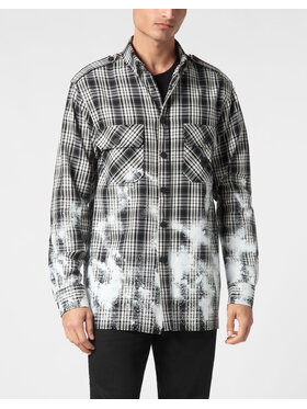 PHILIPP PLEIN PHILIPP PLEIN Košile 22245 Černá Regular Fit