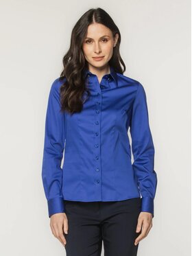 Willsoor Willsoor Koszula 61502 Niebieski Slim Fit