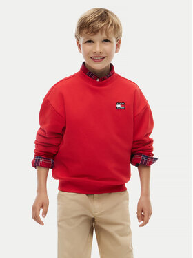 Tommy Hilfiger Tommy Hilfiger Bluza Flag Heritage KS0KS00769 Czerwony Regular Fit