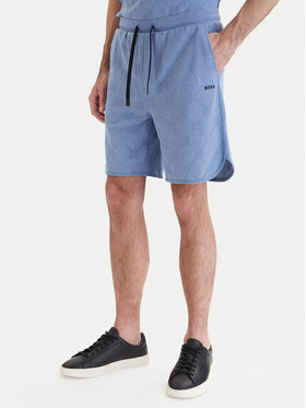 BOSS BOSS Спортивні шорти Member 50558883 Блакитний Relaxed Fit