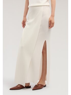 Trussardi Trussardi Spódnica midi 16166000036N011 Biały Regular Fit