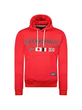 Geographical Norway Geographical Norway Bluza WY8613H/GN-Red Czerwony Regular Fit