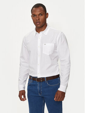 Guess Jeans Guess Jeans Πουκάμισο M4YH35 WGCF1 Λευκό Slim Fit