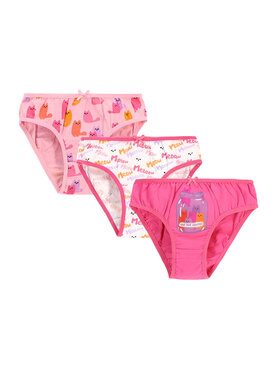 Coccodrillo Coccodrillo Set 3 perechi de chiloți de damă WC5406312PAN Colorat Regular Fit