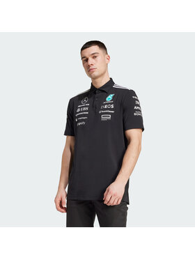 adidas adidas Polo 147999 Czarny Regular Fit