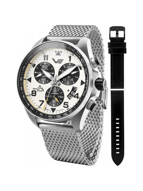 Vostok Europe Vostok Europe Zegarek 6S30-325A743B Srebrny