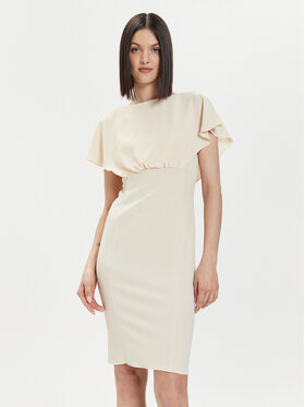Rinascimento Rinascimento Abito da cocktail CFC0118271003 Beige Regular Fit