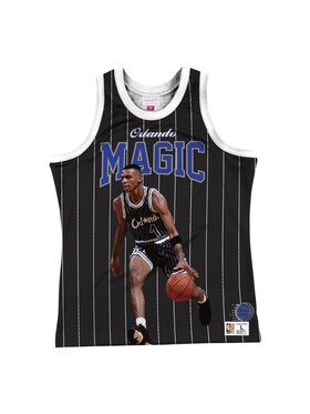 Mitchell & Ness Mitchell & Ness Tank top Orlando Magic Penny Hardaway Czarny Standard Fit