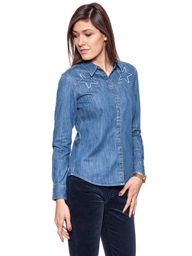 Wrangler Wrangler Camicia STAR SHIRT Blu Regular Fit