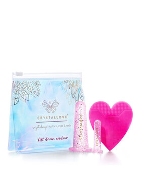 Crystallove Crystallove Róż Bańki do twarzy