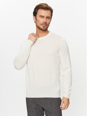 BOSS Boss Pullover Botto-L 50476364 Écru Regular Fit