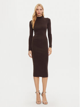 MICHAEL Michael Kors MICHAEL Michael Kors Strickkleid MF482Q14VR Braun Slim Fit