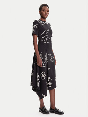 Desigual Desigual Každodenné šaty Calma 25WWVK44 Čierna Regular Fit