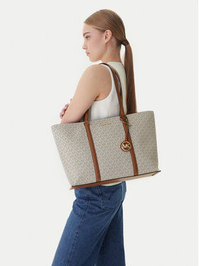 MICHAEL Michael Kors MICHAEL Michael Kors Ročna torba Temple Tote 30R4G1LT3B Bež