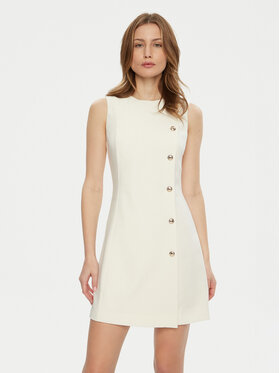 Marciano Guess Marciano Guess Coctailkleid 5RGK09 7115A Écru Regular Fit