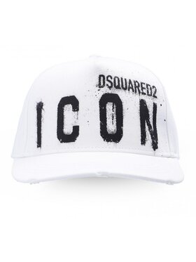 Dsquared2 Dsquared2 Czapka z daszkiem BCM0605 05C00001 1062 Biały