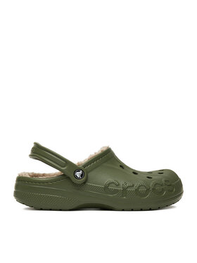 Crocs Crocs Natikači C-BAYA LINED CLOG 205969-3TC Zelena