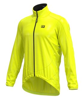 Alé Cycling Alé Cycling Kurtka przeciwdeszczowa Klimatik Guscio Light Pack Żółty Relaxed Fit