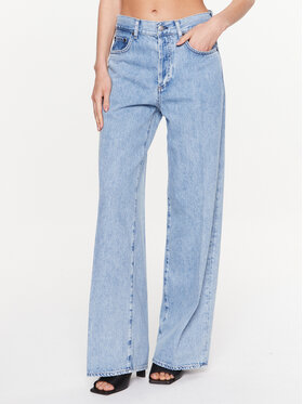 Sisley Sisley Jeansy 48I3LE027 Modrá Regular Fit