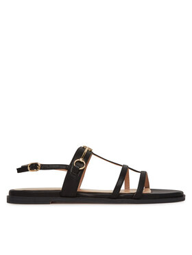 TWINSET TWINSET Sandály 251TCP086 Černá
