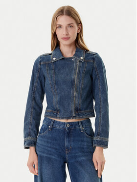 Morgan Morgan Kurtka jeansowa 252-GPERF Granatowy Regular Fit
