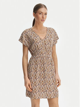 ONLY ONLY Poletna obleka Nova 15342707 Temno bež Regular Fit