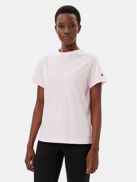 Champion Champion T-shirt 117650 Ružičasta Slim Fit