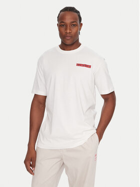 adidas adidas Majica Graphic JX3094 Bela Regular Fit