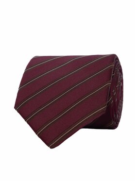 ELSNER ELSNER Kravata JEDWAB ŻAKARD A0042 Bordová