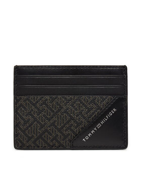 Tommy Hilfiger Tommy Hilfiger Etui za kreditne kartice Monogram AM0AM12786 Crna
