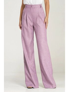 NIFE NIFE Komplet bluza i spodnie materiałowe SD116 Różowy Modern Relaxed Fit