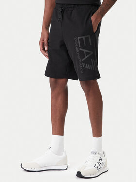 EA7 Emporio Armani EA7 Emporio Armani Sportovní kraťasy 7M001414 AF22266 MC005 Černá Regular Fit