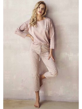 Taro Taro Piżama 2974-01 Beżowy Comfortable Fit