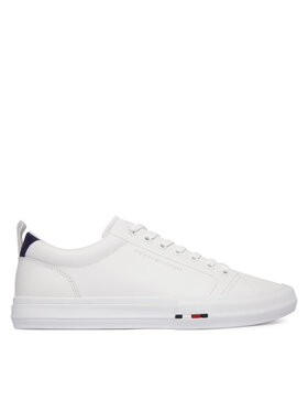 Tommy Hilfiger Tommy Hilfiger Sportcipők Harlem Street Lth FM0FM05708 Fehér