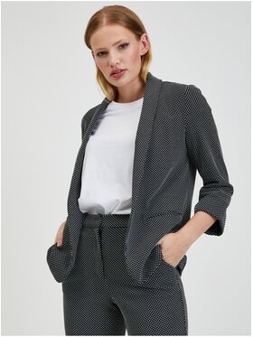 Orsay Orsay Marynarka 490456-660000__34 Czarny Regular Fit