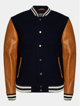 Serge Pariente Serge Pariente Bomberjacke Varsity Bomber Dunkelblau Regular Fit