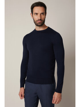 Lancerto Lancerto Sweter Luell SW073225000055 Granatowy Regular Fit