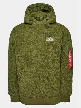 Alpha Industries Alpha Industries Sweatshirt Teddy 118330 Grün Regular Fit