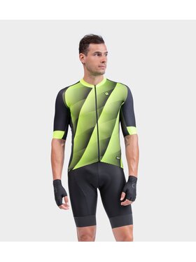 Alé Cycling Alé Cycling Koszulka rowerowa PR-R Square Zielony Fitted Fit