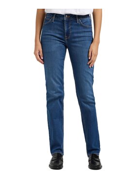 Lee Lee Jeansy 112363438 Niebieski Straight Leg
