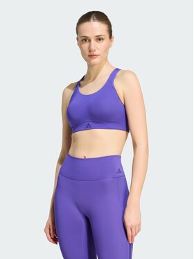 adidas adidas Biustonosz sportowy 158784 Fioletowy