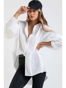 Chiara Wear Chiara Wear Koszula LIMA Biały Oversize
