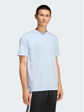 adidas adidas T-Shirt Trefoil Essentials Tee Błękitny Regular Fit