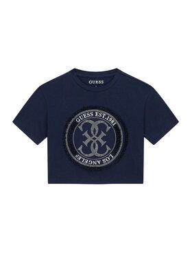 Guess Guess Póló J6GI07 K6YW4 Sötétkék Relaxed Fit