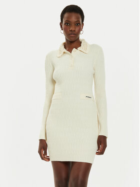 PINKO Pinko Trikotažinė suknelė York 104360 A27J Smėlio Regular Fit